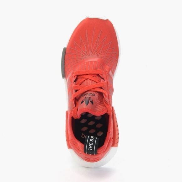 NEW Adidas NMD R1 runner w Lush Red White S79385 38 2/3 EUR - Picture 7 of 14